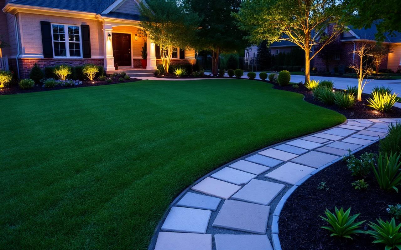 Landscaping website hero